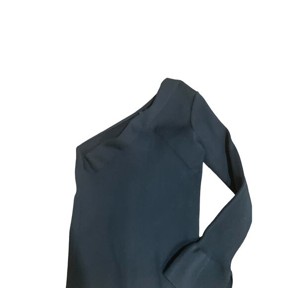 THEORY Stretch ribbed Theory One-Shoulder Sweater Size Petite NWOT - Picture 11 of 14